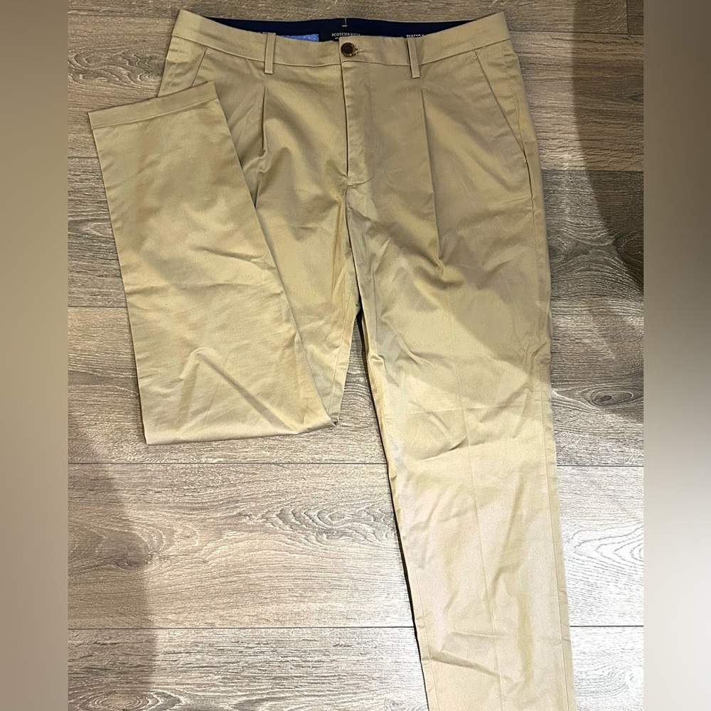 Scotch & Soda Khaki  Chino Pants – Men’s W32 L32